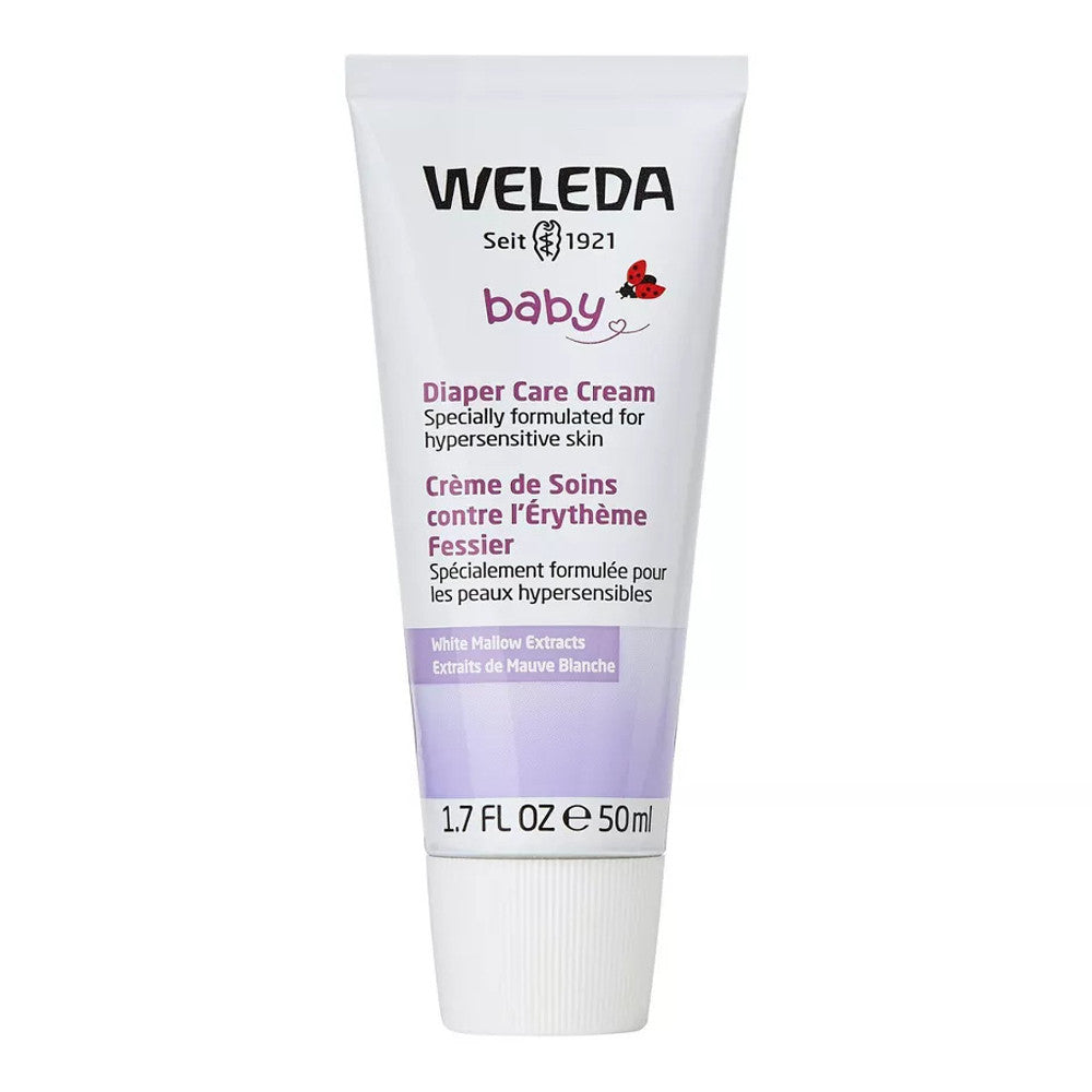 Weleda Baby Diaper Care Cream, White Mallow, 1.7 Oz